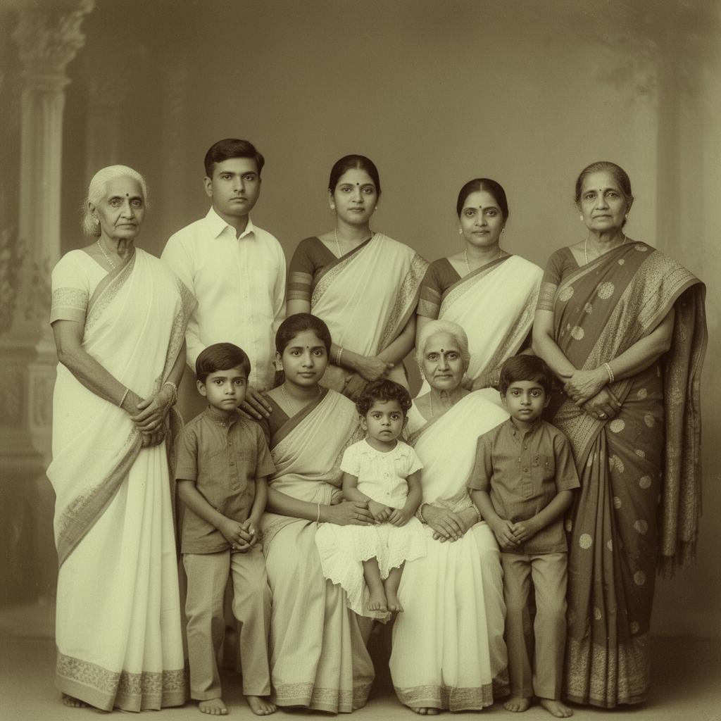 A multigenerational family